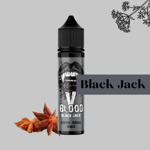 V Blood E-Liquid BlackJack 50ml 50vg 0mg short-fill