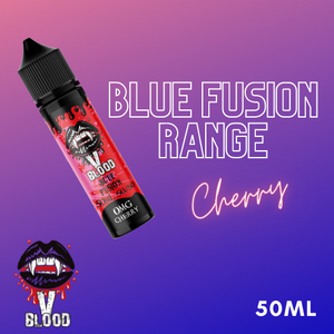 V Blood Blue Fusion E-Liquid Cherry 50ml 50vg 0mg short-fill