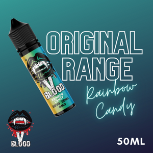 V Blood E-Liquid Rainbow Candy 50ml 50vg 0mg Short-fill