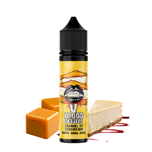 V Blood Dessert E-Liquid Caramel-Ny-Cheesecake 50ml 50vg 0mg Short-fill