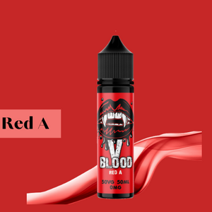 V Blood E-Liquid Red A 50ml 50vg 0mg short-fill