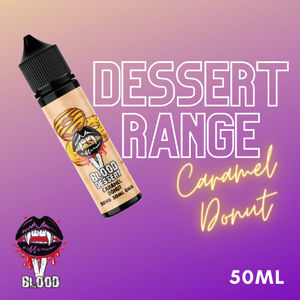 V Blood Dessert E-Liquid Caramel Donut 50ml 50vg 0mg Short-fill