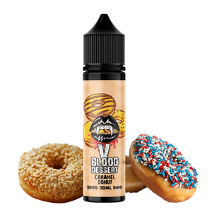 V Blood Dessert E-Liquid Caramel Donut 50ml 50vg 0mg Short-fill