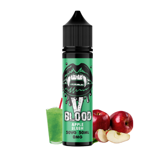 V Blood E-Liquid Apple Slush 50ml 50vg 0 mg Short-fill