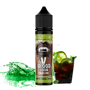 V Blood Soda E-Liquid Cola Lime 50ml 50vg 0mg short-fill