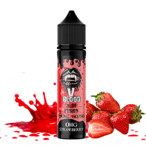 V Blood Blue Fusion E-Liquid Strawberry 50ml 50vg 0mg short-fill