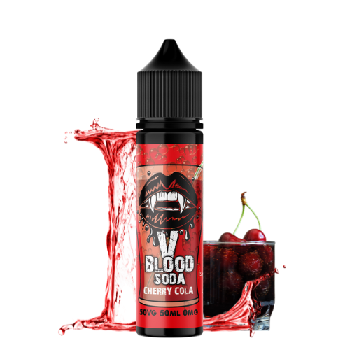 V Blood Soda E-Liquid Cherry Cola 50ml 50vg 0mg short-fill