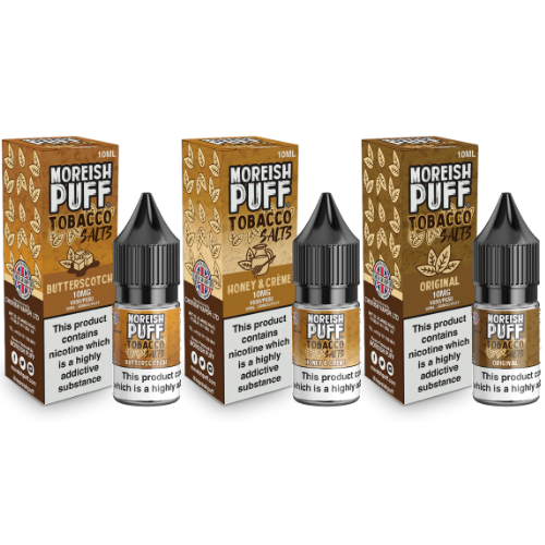 MOREISH PUFF TOBACCO NIC SALTS 10ML 10/20MG