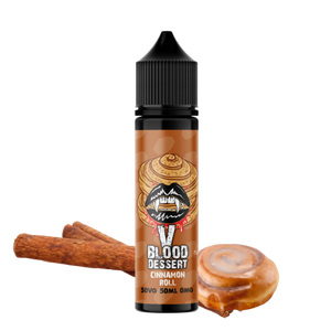 V Blood Dessert E-Liquid Cinnamon Roll 50ml 50vg 0mg Short-fill