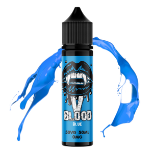V Blood E-Liquid Blue 50ml 50vg 0mg short-fill