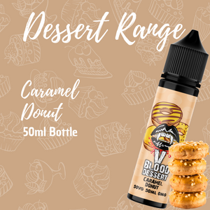 V Blood Dessert E-Liquid Caramel Donut 50ml 50vg 0mg Short-fill