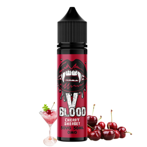 V Blood E-Liquid Cherry Sherbet 50ml 50vg 0mg short-fill