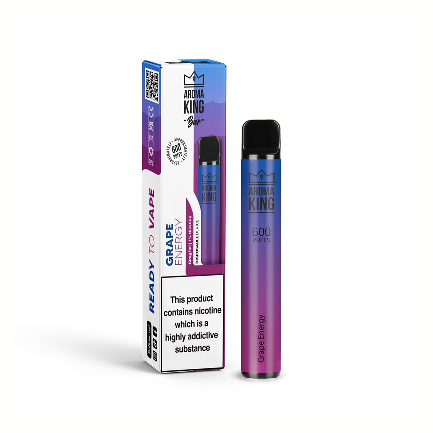 AROMA KING DISPOSABLE - GRAPE ENERGY