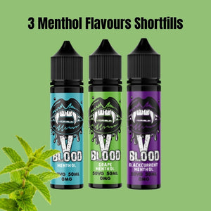 3 MENTHOL SHORTFILLS COMBO