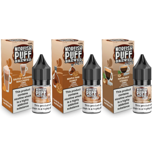 MOREISH PUFF BREWED NIC SALTS 10ML 10/20MG