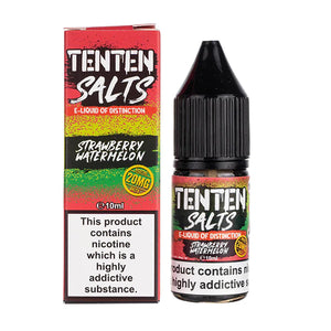 TENTEN Strawberry Watermelon 10ml Nic Salt E-Liquid (pack of 10)