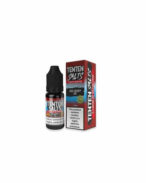 TENTEN Red Berry Ice 10ml Nic Salt E-Liquid (pack of 10)