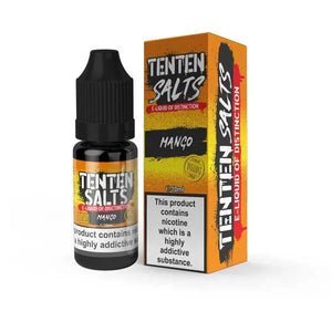 TENTEN Mango 10ml Nic Salt E-Liquid (pack of 10)