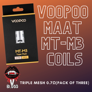 Voopoo Maat Coils - MT – M3 (Triple Mesh) 0.7 ohm (Pack of 3)