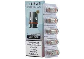 ELF BAR FB 1000 EBC COIL pack of 5